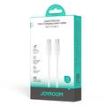 Joyroom S-A62 60W hurtigladingskabel med USB-C, 1.2m - hvit