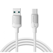 Joyroom S-A62 Lively USB-A/USB-C-kabel - 3A, 480Mbps - 1.2m - hvit