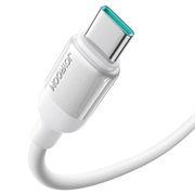 Joyroom S-A62 Lively USB-A/USB-C-kabel - 3A, 480Mbps - 1.2m - hvit