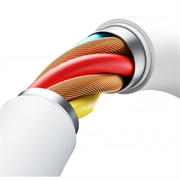Joyroom S-A62 Lively USB-A/USB-C-kabel - 3A, 480Mbps - 1.2m - hvit