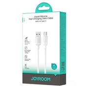 Joyroom S-A62 Lively USB-A/USB-C-kabel - 3A, 480Mbps - 1.2m - hvit