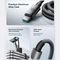 Joyroom S-A65 magnetisk USB-C-kabel - 100W/1.2m - svart