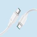 Joyroom S-CC060A9 USB-C-kabel - 60W, 1m - hvit