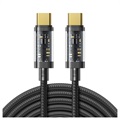 Joyroom S-CC100A20 Flettet USB-C Kabel - 100W, 2m - Svart
