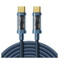 Joyroom S-CC100A20 Flettet USB-C Kabel - 100W, 2m - Blå