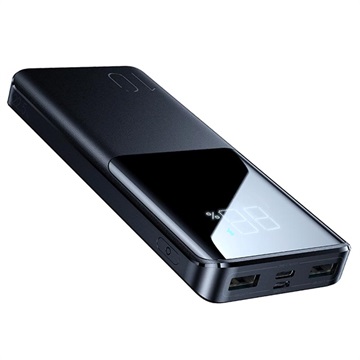 Joyroom JR-T012 Dobbel USB Powerbank - 10000mAh - Svart