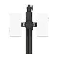 K06 Magnetisk Bluetooth-selfiestang med to arbeidslys - 170cm - svart