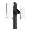 K06 Magnetisk Bluetooth-selfiestang med to arbeidslys - 170cm - svart