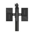 K06 Magnetisk Bluetooth-selfiestang med to arbeidslys - 170cm - svart