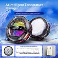 K31 magnetisk telefonholder med AI-temperaturregulering - svart