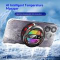 K31 magnetisk telefonholder med AI-temperaturregulering - svart