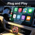 K6 Plus 4-i-1 trådløs CarPlay/Android Auto-adapter – AirPlay, Miracast – Oransje