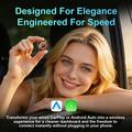 K6 Plus 4-i-1 trådløs CarPlay/Android Auto-adapter – AirPlay, Miracast – Oransje