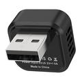 K6 Ultra1 2-i-1 trådløs CarPlay/Android Auto-adapter – Bluetooth 5.4, dual-band Wi-Fi – svart