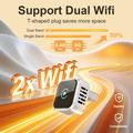 K6 Ultra1 2-i-1 trådløs CarPlay/Android Auto-adapter – Bluetooth 5.4, dual-band Wi-Fi – sølv