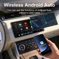 K6 Ultra1 2-i-1 trådløs CarPlay/Android Auto-adapter – Bluetooth 5.4, dual-band Wi-Fi – sølv