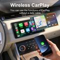 K6 Ultra1 2-i-1 trådløs CarPlay/Android Auto-adapter – Bluetooth 5.4, dual-band Wi-Fi – sølv