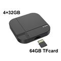 K712 trådløs CarPlay/Android Auto AI-boks – 4+32GB, Bluetooth 5.3, dual-band WiFi – svart