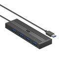 KAWAU H305-120 Høyhastighets 4-porters USB-hub USB 3.0 Splitter Expander for bærbar PC, minnepinne, nøkkelkort
