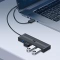 KAWAU H305-120 Høyhastighets 4-porters USB-hub USB 3.0 Splitter Expander for bærbar PC, minnepinne, nøkkelkort