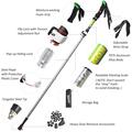 KODENOR 2 PCS Collapsible Trekking Pole Set For Trekking Camping Traveling Climbing Short Style - Blue