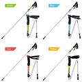 KODENOR 2 PCS Collapsible Trekking Pole Set For Trekking Camping Traveling Climbing Short Style - Blue