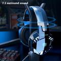 KOTION EACH G2000BT Stereo Gaming Headset Noise Cancelling Over Ear-hodetelefoner med avtakbar mikrofon - Rød