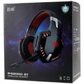 KOTION EACH G2000BT Stereo Gaming Headset Noise Cancelling Over Ear-hodetelefoner med avtakbar mikrofon - Rød