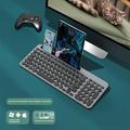 KS184 trådløst tastatur- og musesett med stativ for nettbrett/smarttelefon