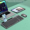 KS184 trådløst tastatur- og musesett med stativ for nettbrett/smarttelefon