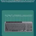 KS184 trådløst tastatur- og musesett med stativ for nettbrett/smarttelefon