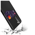 KSQ Samsung Galaxy S21+ 5G Deksel med Kort Lomme - Svart