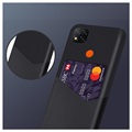 KSQ Xiaomi Redmi 9C, Redmi 9C NFC Deksel med Kort Lomme - Svart