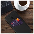 KSQ OnePlus 7 Deksel med Kort Lomme - Svart