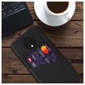 KSQ OnePlus 7T Deksel med Kort Lomme - Svart