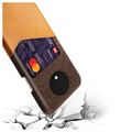 KSQ OnePlus 7T Deksel med Kort Lomme - Kaffe