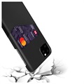 KSQ iPhone 11 Pro Max Deksel med Kort Lomme - Svart