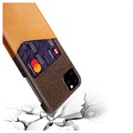 KSQ iPhone 11 Pro Max Deksel med Kort Lomme - Kaffe