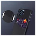 KSQ iPhone 13 Pro Deksel med Kort Lomme - Svart