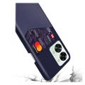 KSQ OnePlus Nord 2T Deksel med Kort Lomme - Blå