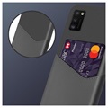 KSQ Samsung Galaxy A41 Deksel med Kort Lomme - Grå