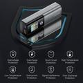 KUULAA KL-YD75 14000mAh powerbank med 100W PD-hurtiglading - USB-C/USB-A - Tarnish