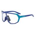 KV FlexRide fotokromatiske sykkelbriller med klar linse - blå