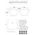 KY03 Smartbriller med polariserte glass og Bluetooth-briller med innebygd mikrofon og høyttalere