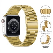 Apple Watch (38/40/SE/41/42mm) Kalebol CNC Pro-armbånd i rustfritt stål - gull