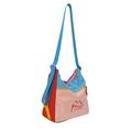 Kamapolo 22602 Dopamine Color Block skulderveske - Rosa / Fargerik