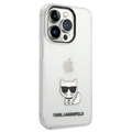 Karl Lagerfeld Choupette Logo iPhone 14 Pro Deksel