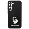 Karl Lagerfeld Choupette Samsung Galaxy S23+ 5G Silikondeksel - Svart