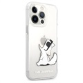 Karl Lagerfeld Klar iPhone 13 Pro Max TPU-deksel - Choupette Spise