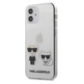 Karl Lagerfeld Klar iPhone 12 mini TPU-deksel - Karl & Choupette